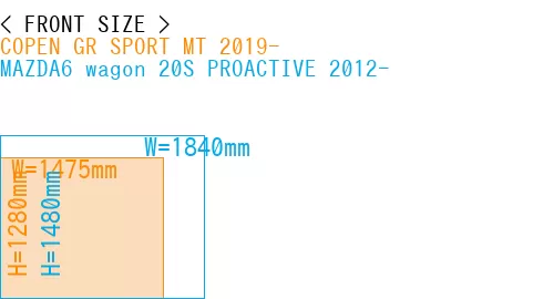 #COPEN GR SPORT MT 2019- + MAZDA6 wagon 20S PROACTIVE 2012-